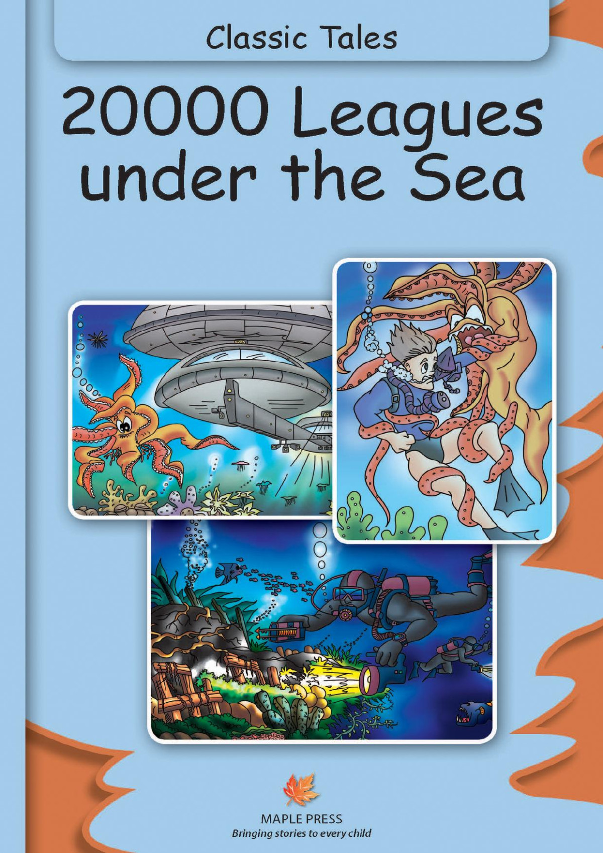 20000 Leagues Under The Sea Fully Illustrated Classic Tales Illustrated Classic Tales Maple Press