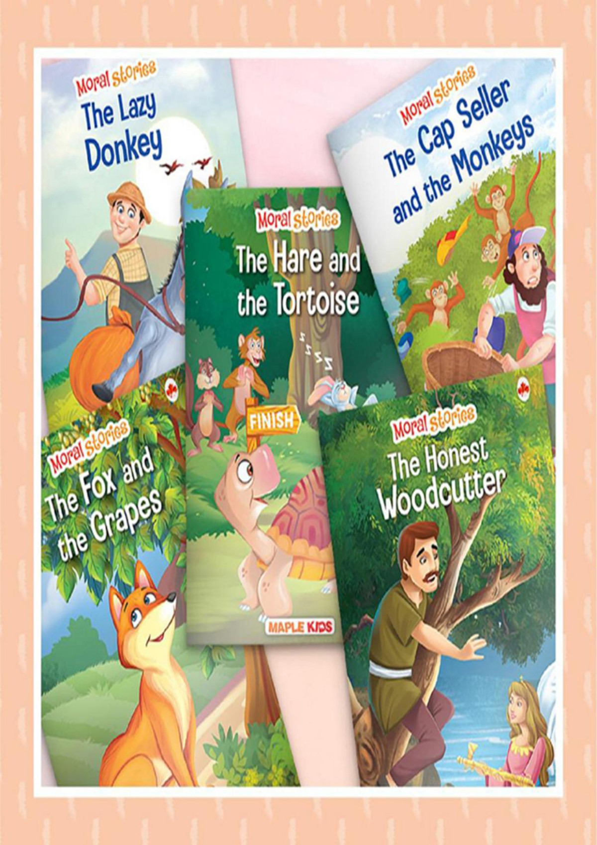Moral Story Books For Kids Set Of 10 Books Illustrated Maple Press