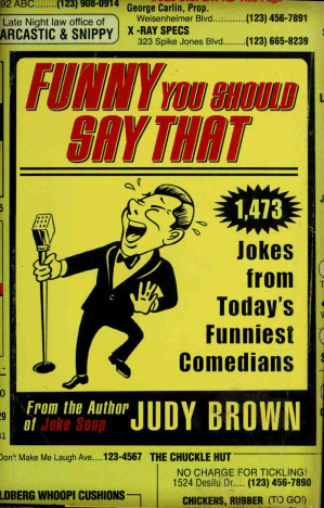 Funny You Should Say That Brown Judy