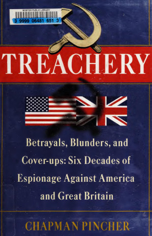 Treachery First Edition Chapman Pincher