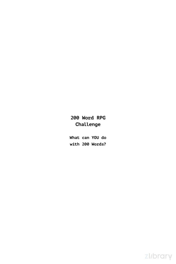 200 Word Rpg Challenge 2016 Edition Jacqueline Bryk Marshall Miller