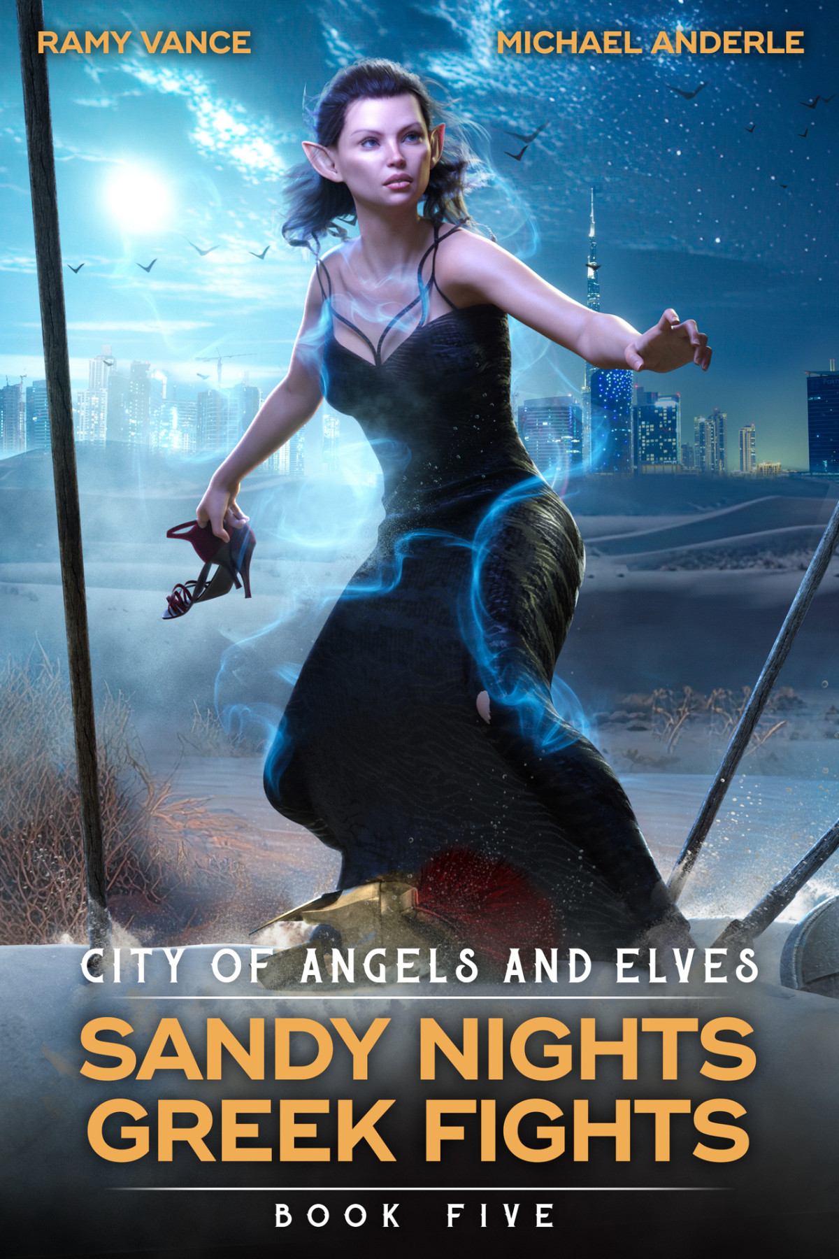 Sandy Nights Greek Fights City Of Angels And Elves Book 5 Ramy Vance Michael Anderle