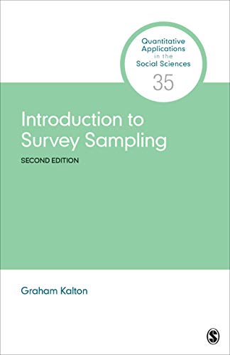 Introduction To Survey Sampling Second Graham Kalton