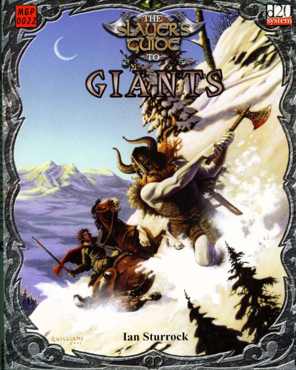 The Slayers Guide To Giants 1st Edition Mongoose Publishing