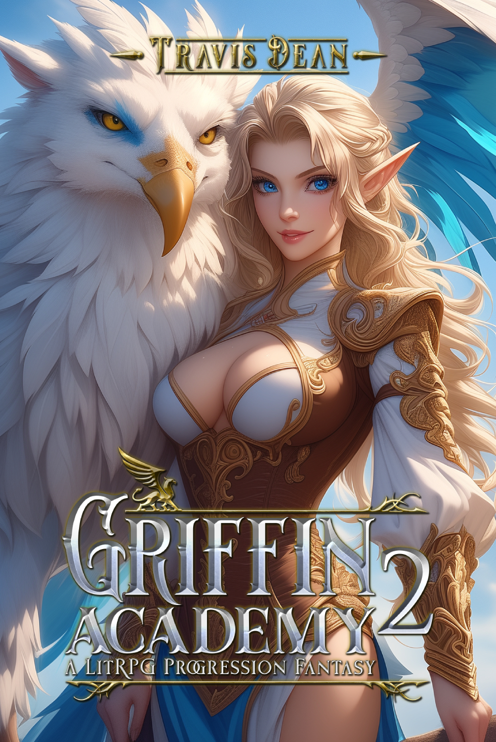 Griffin Academy 2 A Litrpg Progression Fantasy Knights Of War Travis Dean