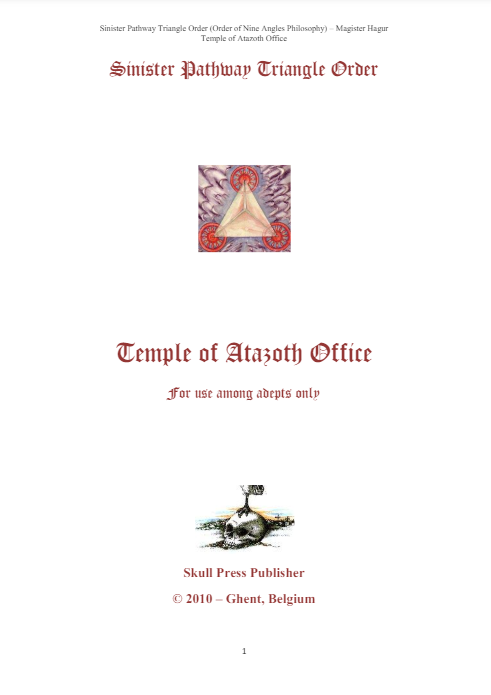 Temple Of Atazoth Office Hagur