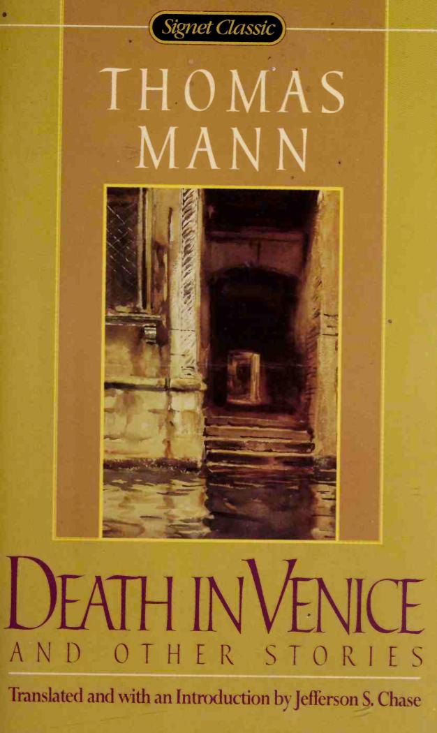 Death In Venice And Other Stories Thomas Mann