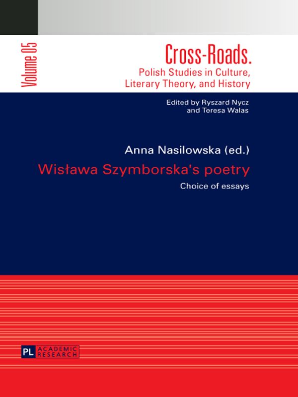 Wisława Szymborskas Poetry New Anna Nasilowska