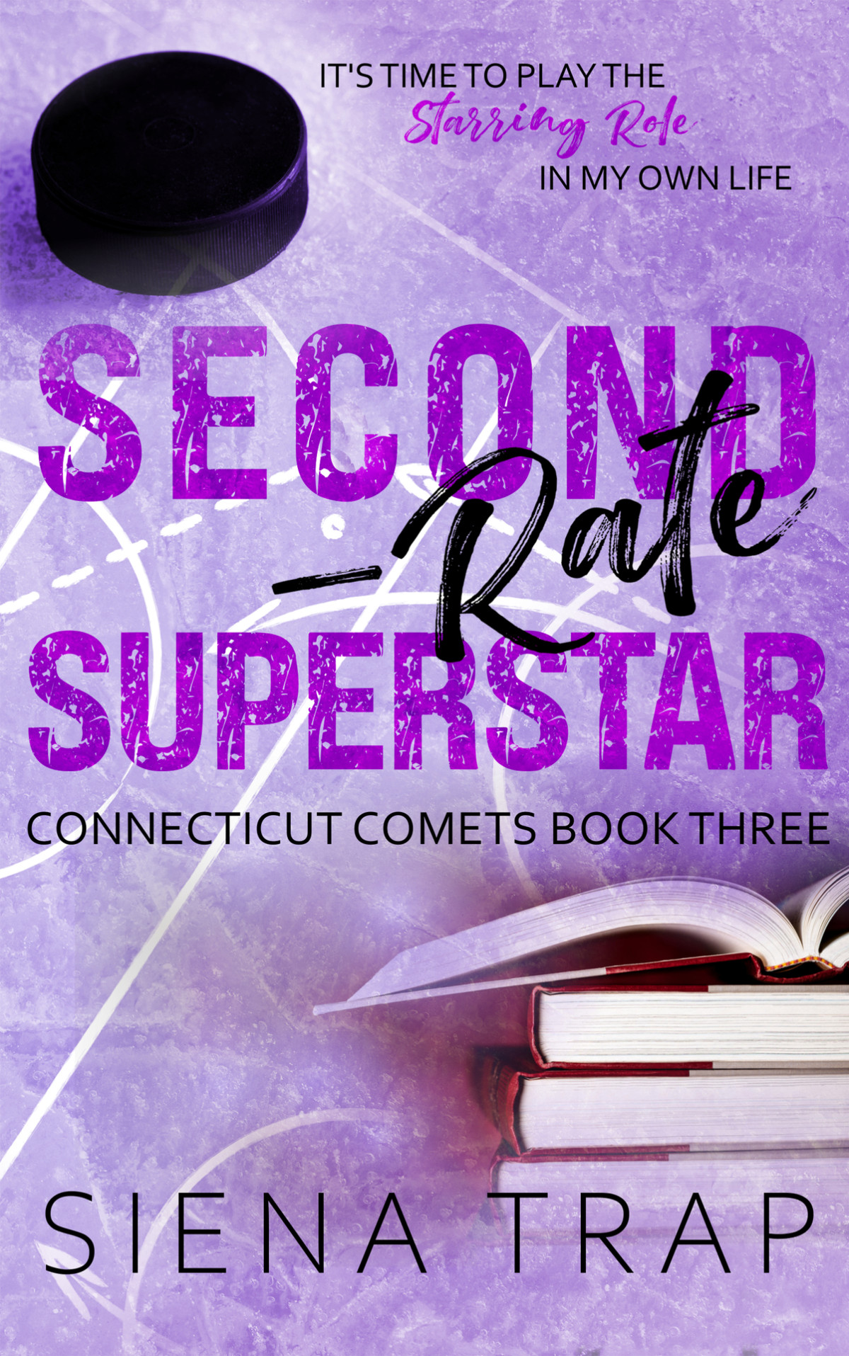 Secondrate Superstar A Hockey Romance Connecticut Comets Hockey Book 3 Siena Trap