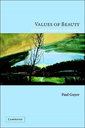 Values Of Beauty Paul Guyer