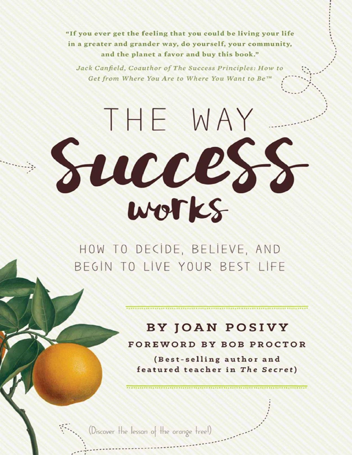 The Way Success Works How To Decide Believe And Begin To Live Your Best Life Joan Posivy
