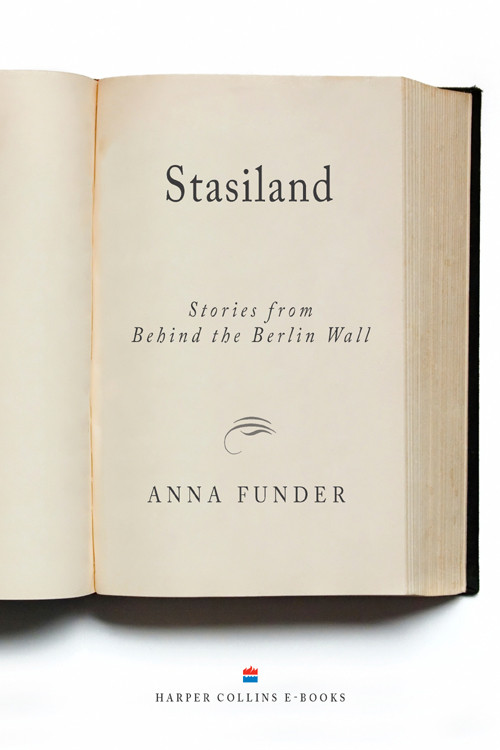 Stasiland Anna Funder