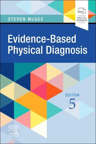 Evidencebased Physical Diagnosis 5th Edition Steven Mcgee Md