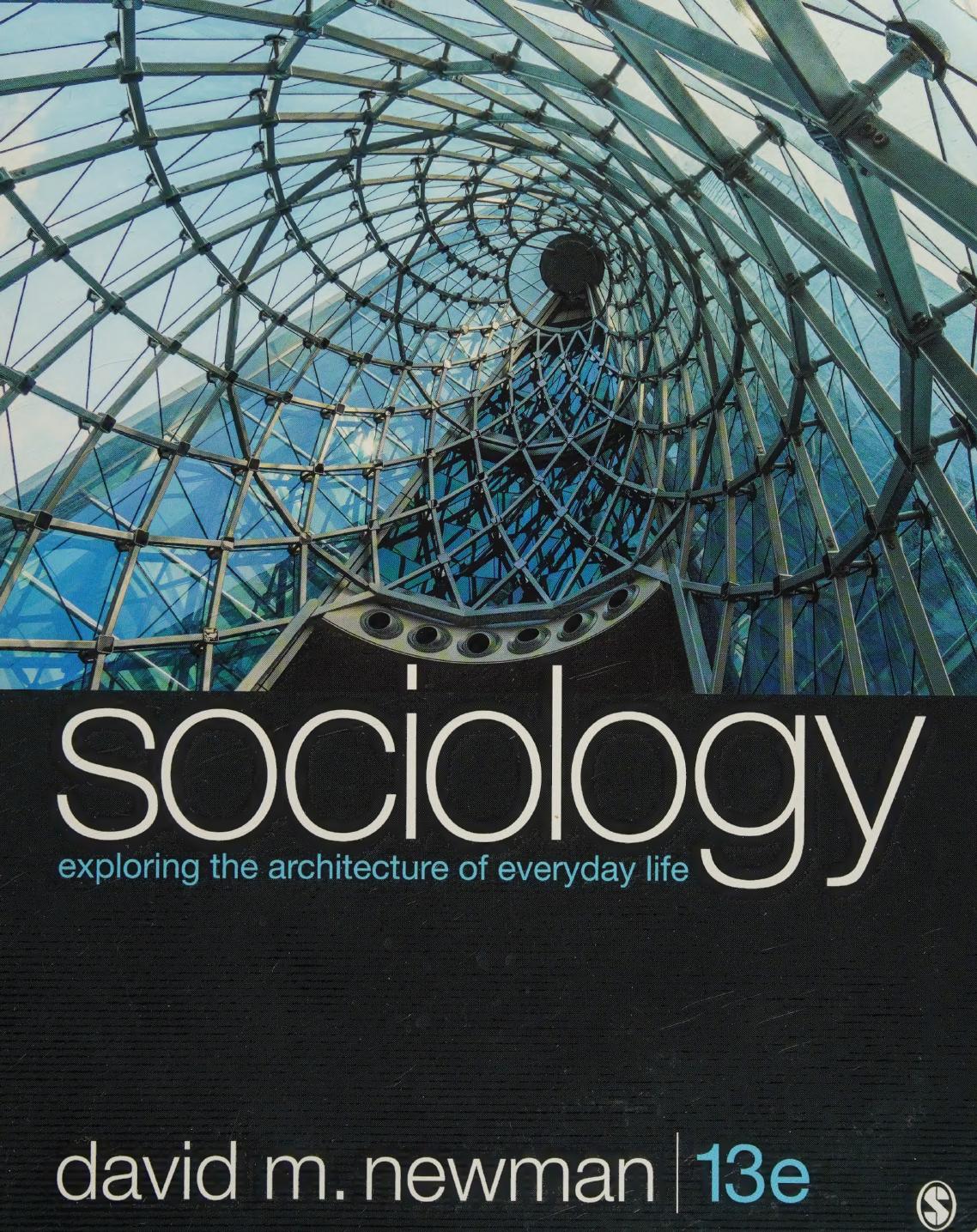 Sociology 13th Edition David M Newman