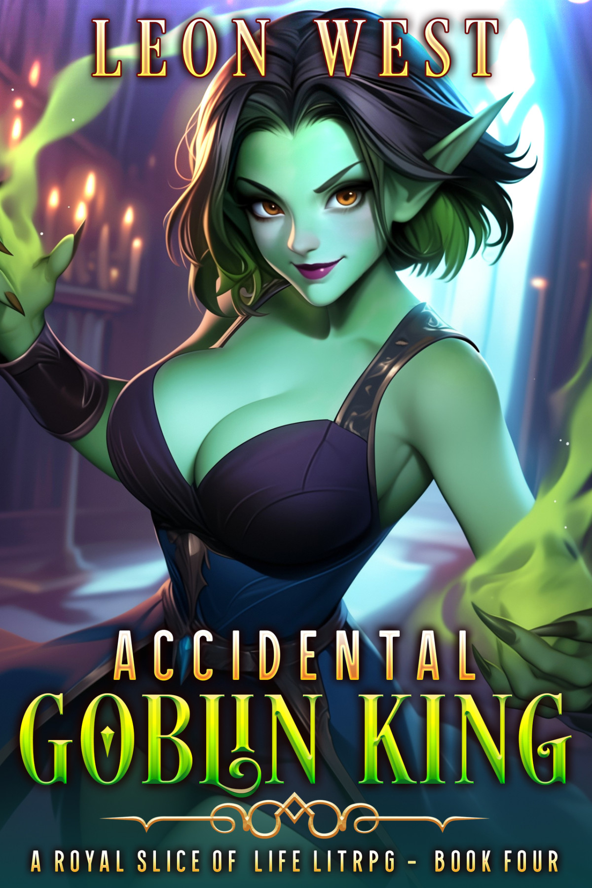 Accidental Goblin King 4 A Royal Slice Of Life Litrpg Leon West