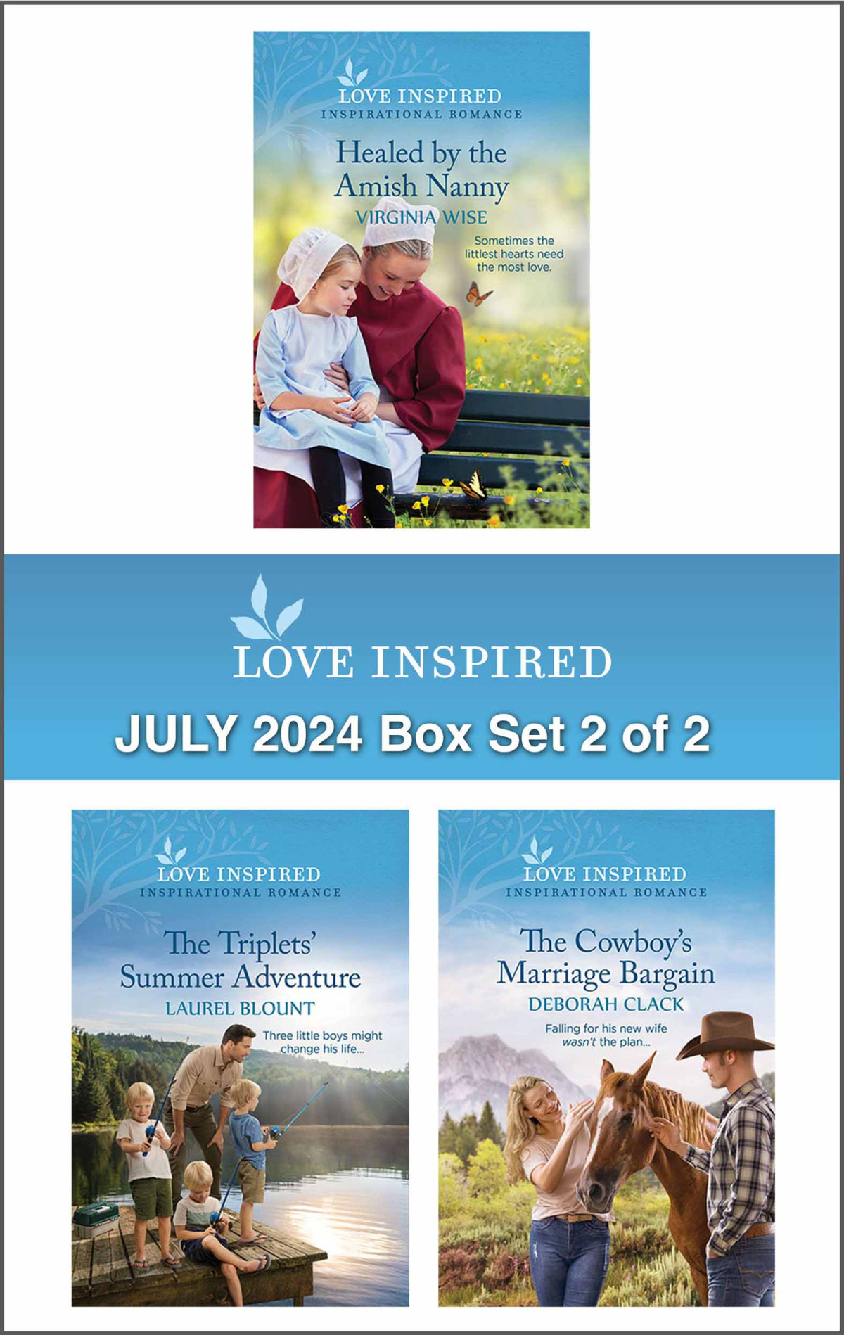 Love Inspired July 2024 Box Set 2 Of 2 Virginia Wise Laurel Blount And Deborah Clack