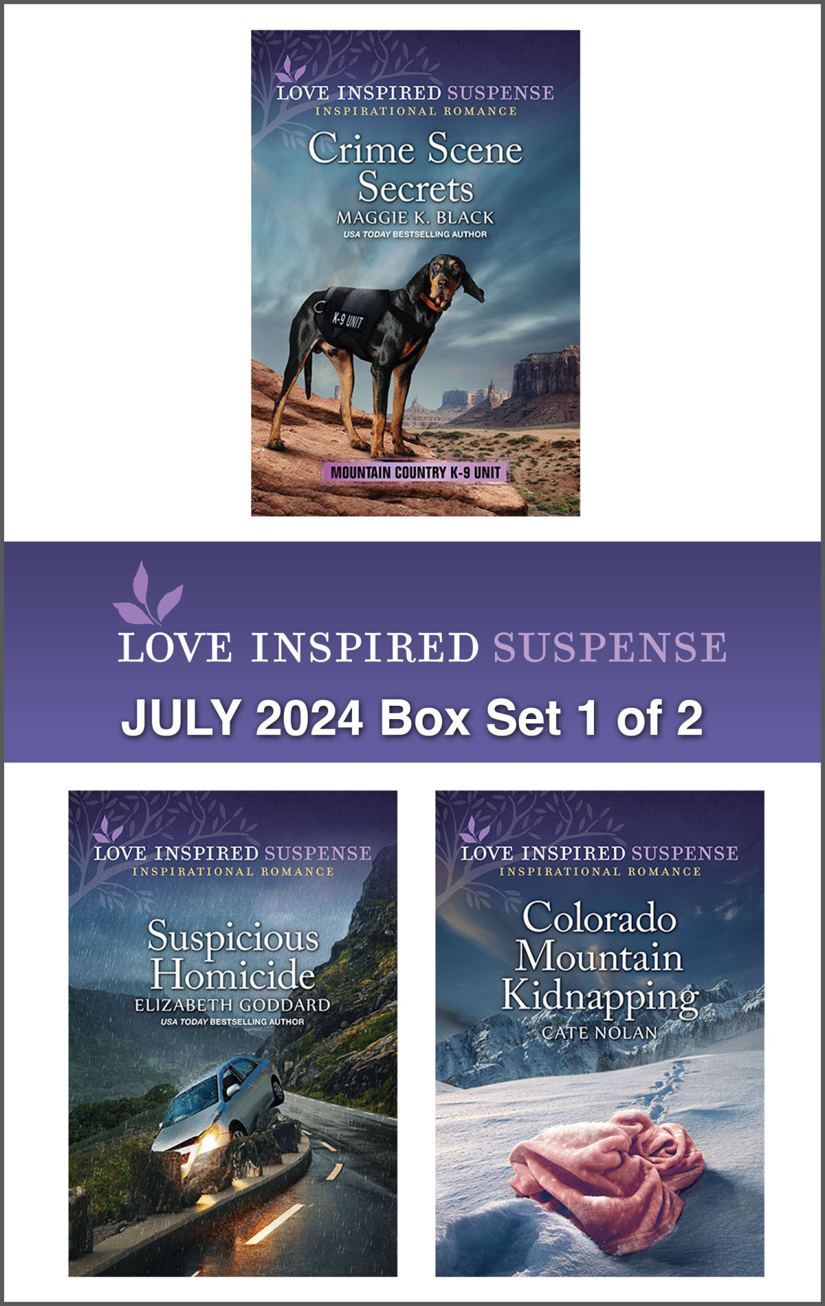 Love Inspired Suspense July 2024 Box Set 1 Of 2 Maggie K Black
