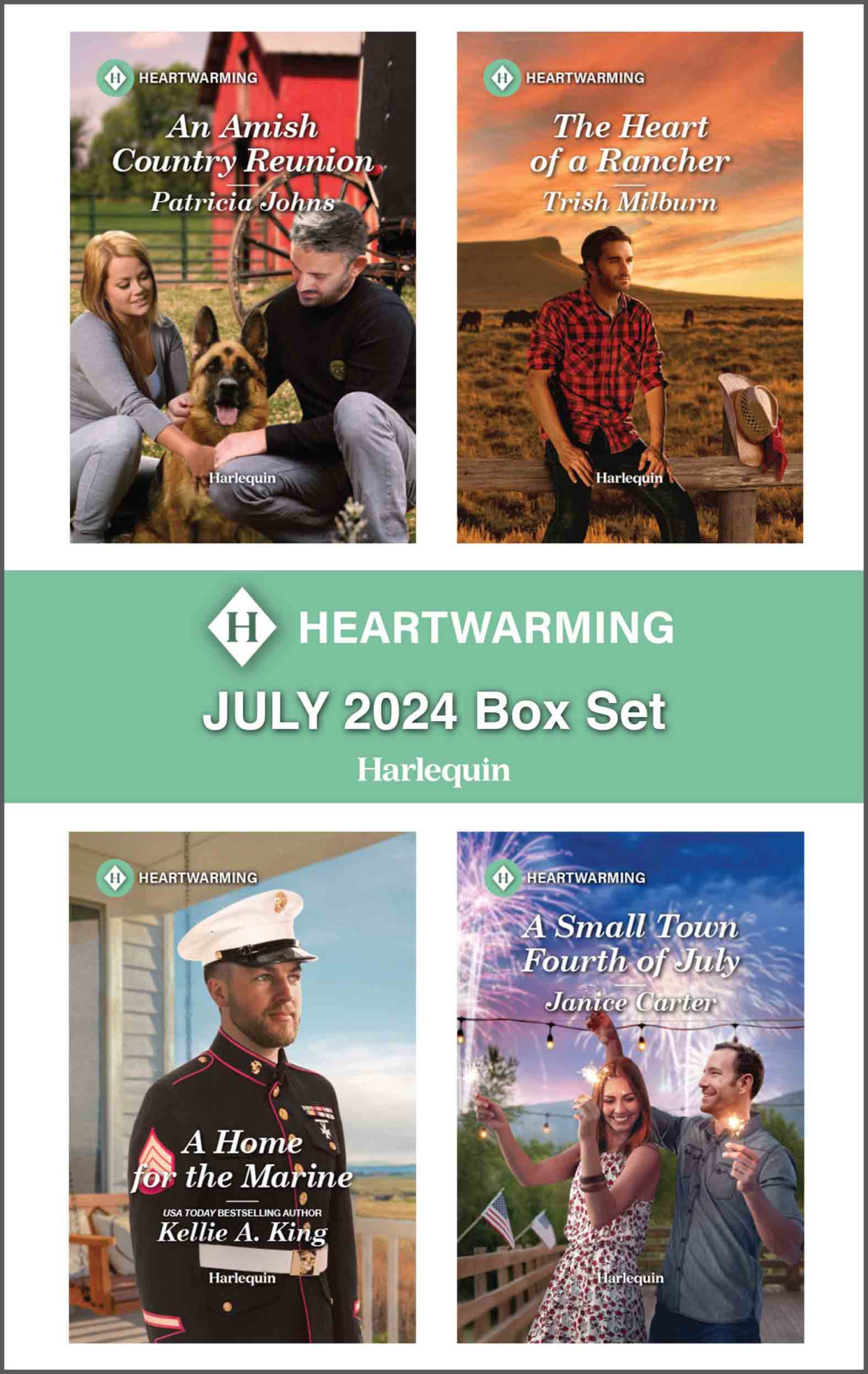 Harlequin Heartwarming July 2024 Box Set Patricia Johns