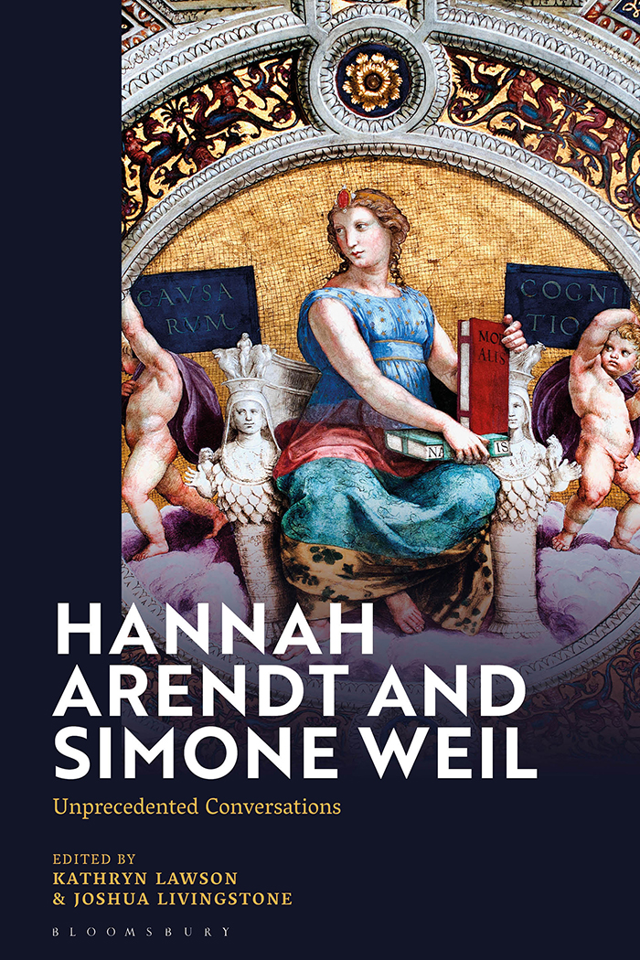 Hannah Arendt And Simone Weil 1st Edition Kathryn Lawson Joshua Livingstone