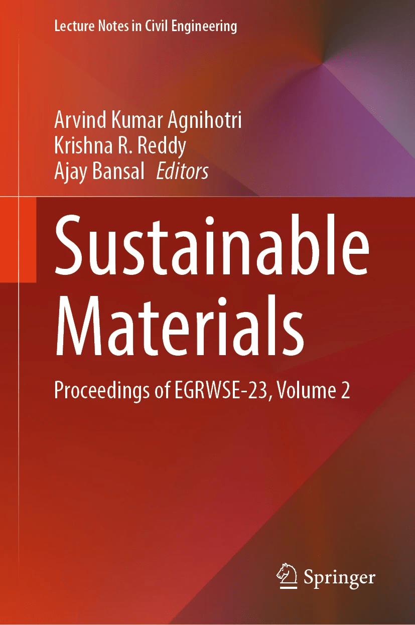 Sustainable Materials Arvind Kumar Agnihotri Krishna R Reddy