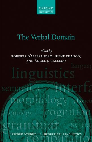 The Verbal Domain 1st Edition Roberta Dalessandro Irene Franco