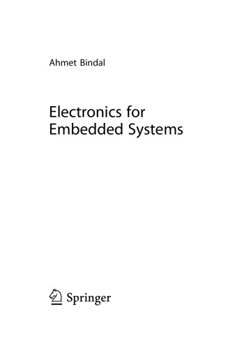 Electronics For Embedded Systems Ahmet Bindal