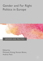 Gender And Far Right Politics In Europe 1st Edition Michaela Kttig