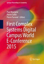 First Complex Systems Digital Campus World Econference 2015 1st Edition Paul Bourgine