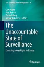 The Unaccountable State Of Surveillance Exercising Access Rights In Europe 1st Edition Clive Norris