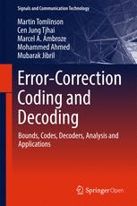 Errorcorrection Coding And Decoding Bounds Codes Decoders Analysis And Applications 1st Edition Martin Tomlinson