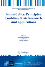 Nanooptics Principles Enabling Basic Research And Applications 1st Edition Baldassare Di Bartolo