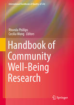 Handbook Of Community Wellbeing Research 1st Edition Rhonda Phillips