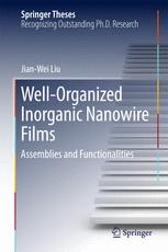 Wellorganized Inorganic Nanowire Films Assemblies And Functionalities 1st Edition Jianwei Liu Auth