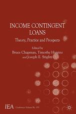 Income Contingent Loans Theory Practice And Prospects 1st Edition Bruce Chapman