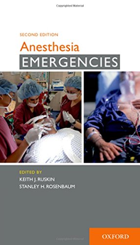 Anesthesia Emergencies 2nd Edition Keith J Ruskin Stanley H Rosenbaum