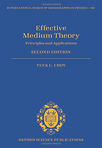 Effective medium theory principles and applications 2nd edition Choy