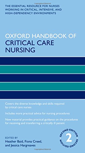 Oxford Handbook Of Critical Care Nursing 2nd Edition Heather Baid