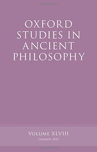 Oxford Studies In Ancient Philosophy Volume Xlviii 1st Edition Inwood