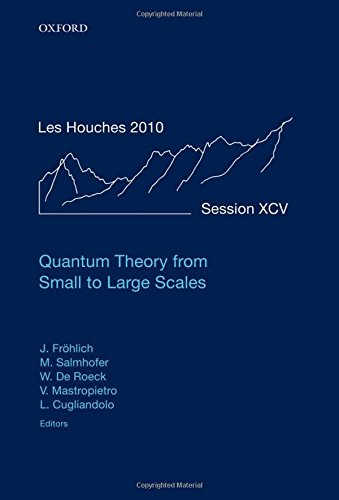 Quantum Theory From Small To Large Scales Lecture Notes Of The Les Houches Summer School Volume 95 August 2010 1st Edition Jurg Frohlich