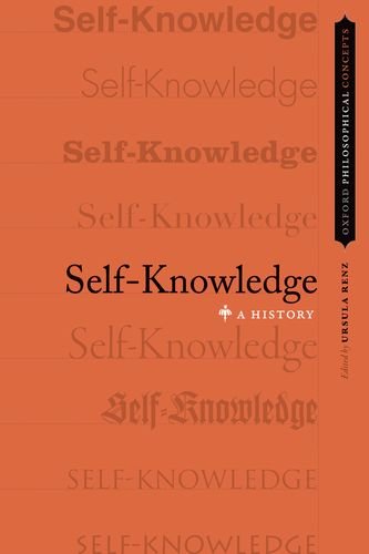 Selfknowledge A History 1st Edition Renz Ursula