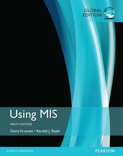 Using Mis 9 Global Randall J Boyle David M Kroenke
