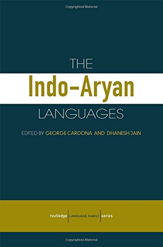 The Indoaryan Languages George Cardona Dhanesh K Jain