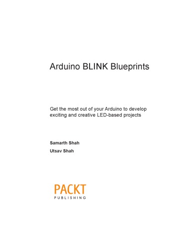 Arduino Blink Blueprints Samarth Shah Utsav Shah