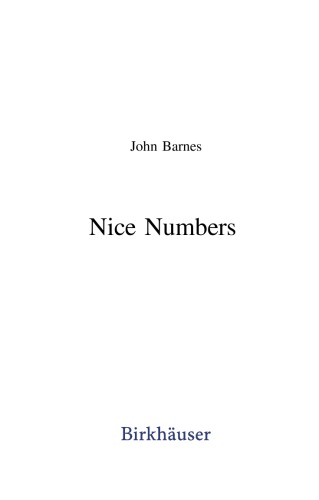 Nice Numbers John Barnes