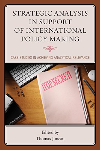 Strategic Analysis In Support Of International Policy Making Case Studies In Achieving Analytical Relevance Thomas Juneau