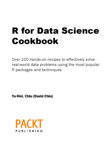 R For Data Science Cookbook Yuwei Chiu David Chiu