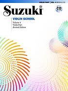 Suzuki Violin School Violin Part Volume 4 Revised Suzuki