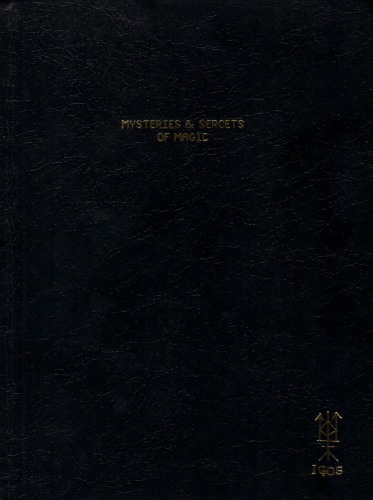 Mysteries And Secrets Of Magic Thompson Charles John Samuel