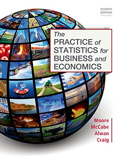 The Practice Of Statistics For Business And Economics 4th Edition David S Moore