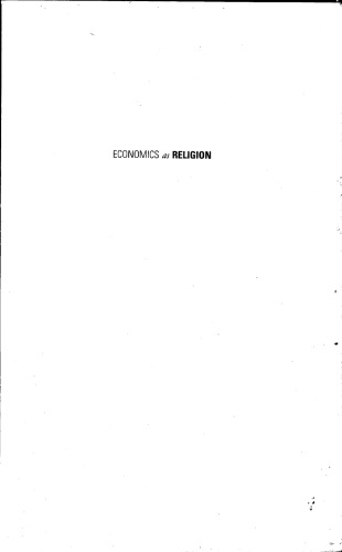 Economics As Religion From Samuelson To Chicago And Beyond Robert H Nelson